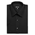 thumbnail image 3 of Allsense Chemise Habillée pour Hommes, Coupe Régulière, Manches Courtes Formelles, Noire, Col 20.5 Pouces, 4TG, 3 of 4