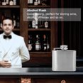 thumbnail image 2 of Stainless Steel Alcohol Flask,Portable Stainless Steel Wine Whisky Flask Wine Flask Exquisite Design, 2 of 11