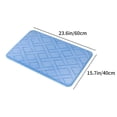thumbnail image 3 of TopLLC Bathroom Rugs, Home Bathroom Absorbent Floor Mat Is Machine Washable Soft Comfortable And Quickly Absorbs Water Ensuring Stable And Non Slip Bathroom Floor Mat Chenille floor mats, 3 of 6