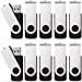 thumbnail image 3 of KEXIN 100 Pack 8 GB Flash Drive Bulk USB Flash Drive Thumb Drive Bundle USB Flash Drives Swivel Design Memory Stick USB 2.0 Black, 3 of 3