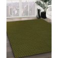 thumbnail image 3 of Ahgly Tapis Rond Lavable en Machine Intérieur Transitionnel Vert Olive, 4 Pieds Rond, 3 of 7