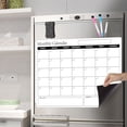 thumbnail image 1 of Wzzjkit Dry Erasable Calendar Magnetic Calendar for Fridge Kitchen Board Calendar for Refrigerator Reusable Monthly Weekly Planner with Eraser Marker Reuse Calendar 5ml, 1 of 6