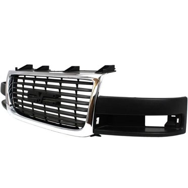 GRILLE COMPOSITE CHROME/BLACK COMPATIBLE WITH GMC VAN GMC SAVANA 2022 PARTSLINK NUMBER GM1200532