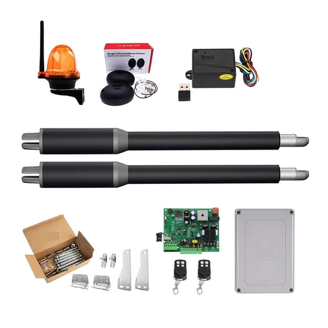 Dual Gate Openers Engine Motor System Automatic Door AC220V/AC110V Swing Gate Driver Closer Actuator Suit Opener ,Free Your Hands