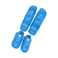 thumbnail image 3 of DYNWAVECA Kickboxing Shin Guards Leg Guards for Kids Shin Instep Pads Shin Protection for Grappling, Sanda, Boxing, Kickboxing Sparring Blue, 3 of 10