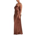 thumbnail image 4 of Faithtur Nouvelle Mode Femmes Sans Manches Robe Sans Manches Couleur Unie Bustier Élégant une Seule Pièce, Robe de Banquet de Mariage Cocktail, 4 of 7