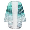 thumbnail image 5 of Nouveaux Hauts pour Femmes 2023 Mode Grande Taille Manches Longues Col Rond Blouse Imprimée Automne Chandail Décontracté Hauts Chemise Manches Longues pour Femmes, 5 of 5