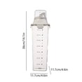 thumbnail image 3 of Birdeem Food Storage Container with Measuring Cup,Transparent Airtight Pantry Storage Organizer for Dry Goods,Cereal,Flour,Sugar,Snacks,Kitchen Storage Box with Measuring Compartment, 3 of 9