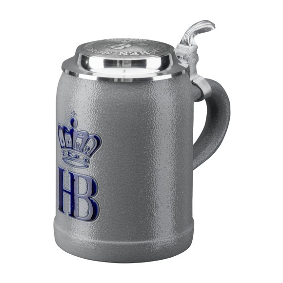 German Beer Mug Munich Hofbräuhaus München HB mug saltglazed 0.25 liter King Werk KI 1000069