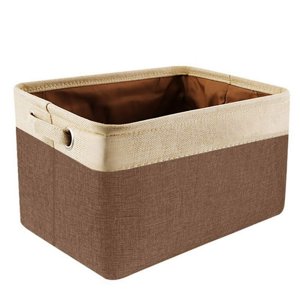 MesaSe Clearance! Pet Dog Toy Storage Basket Foldable Linen Storage Box Personalized Puppy Toys Organizer Pets Accessories Supplies Gray