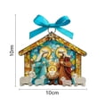 thumbnail image 2 of Acrylic Hanging Ornament Decorative Wall Art For Home Interior Scene Design, 2 of 4