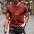 thumbnail image 5 of Birdeem T-Shirt à Manches Courtes pour Hommes, Col Rond, Impression Numérique 3D, Chandail D\'entraînement Physique, 5 of 5