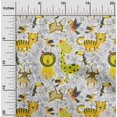thumbnail image 2 of oneOone Cotton Flex Medium Yellow Fabric Cute Animal Sewing Craft Projects Fabric Prints By Yard 40 Inch Wide, 2 of 4