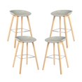 thumbnail image 1 of Bronte Living 26 inch Modern Polypropylene Counter Stool with Footrest for Kitchen, Restaurant - Series Connor - Set of 4, 1 of 7