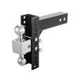 thumbnail image 2 of Adjustable Trailer Hitch Heavy Duty 6/8" Rise & Drop Hitch Ball Mount Tow W/ Key Lock For Automotive Truck Trailers Towing ,Dependable Strength, 2 of 7
