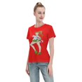 thumbnail image 4 of T-Shirt Basique à Manches Courtes pour Femmes Sailor Moon Makoto Kino, 4 of 6