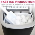 thumbnail image 4 of Frigidaire Portable Countertop Ice Maker, Bullet-Shaped, 26lbs Capacity, 4 of 9