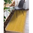 thumbnail image 3 of Indian Handmade Braided Inner Yellow Natural Jute Area Rug, Home Décor Rug, Jute Rug for Bedroom, Dining Room, living room, Doormat Rug Size - 2' x 5' (60 cm x 150 cm), 3 of 5