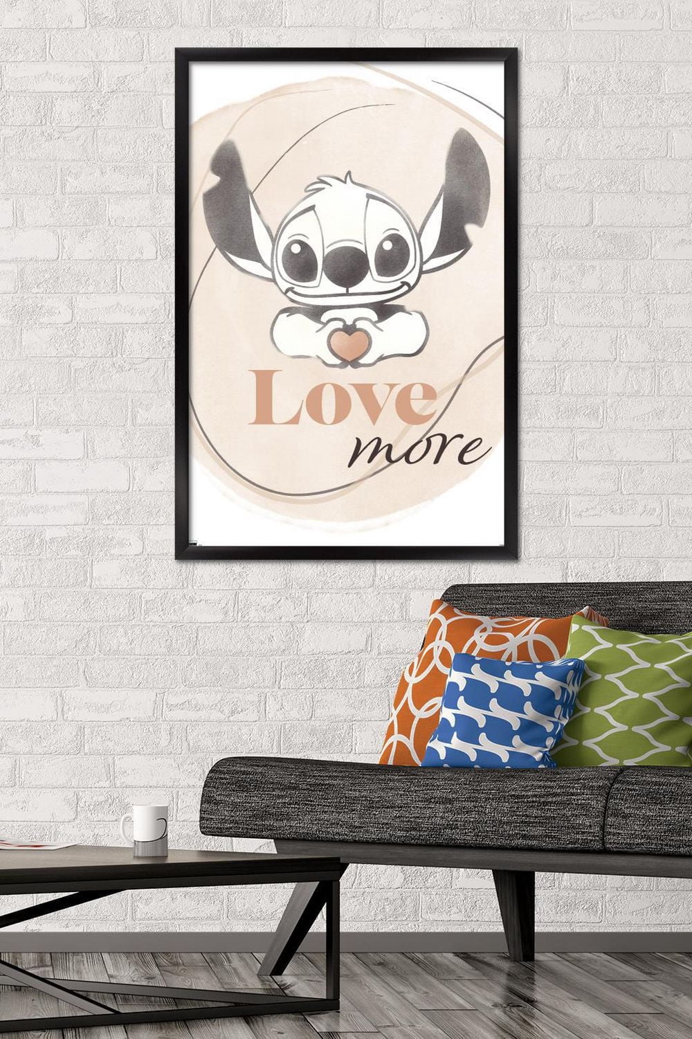 Disney Lilo and Stitch - Love More Wall Poster, 22.375" x 34"