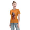 thumbnail image 4 of T-Shirt Basique à Manches Courtes pour Femmes Dragon Ball Little Goku, 4 of 6