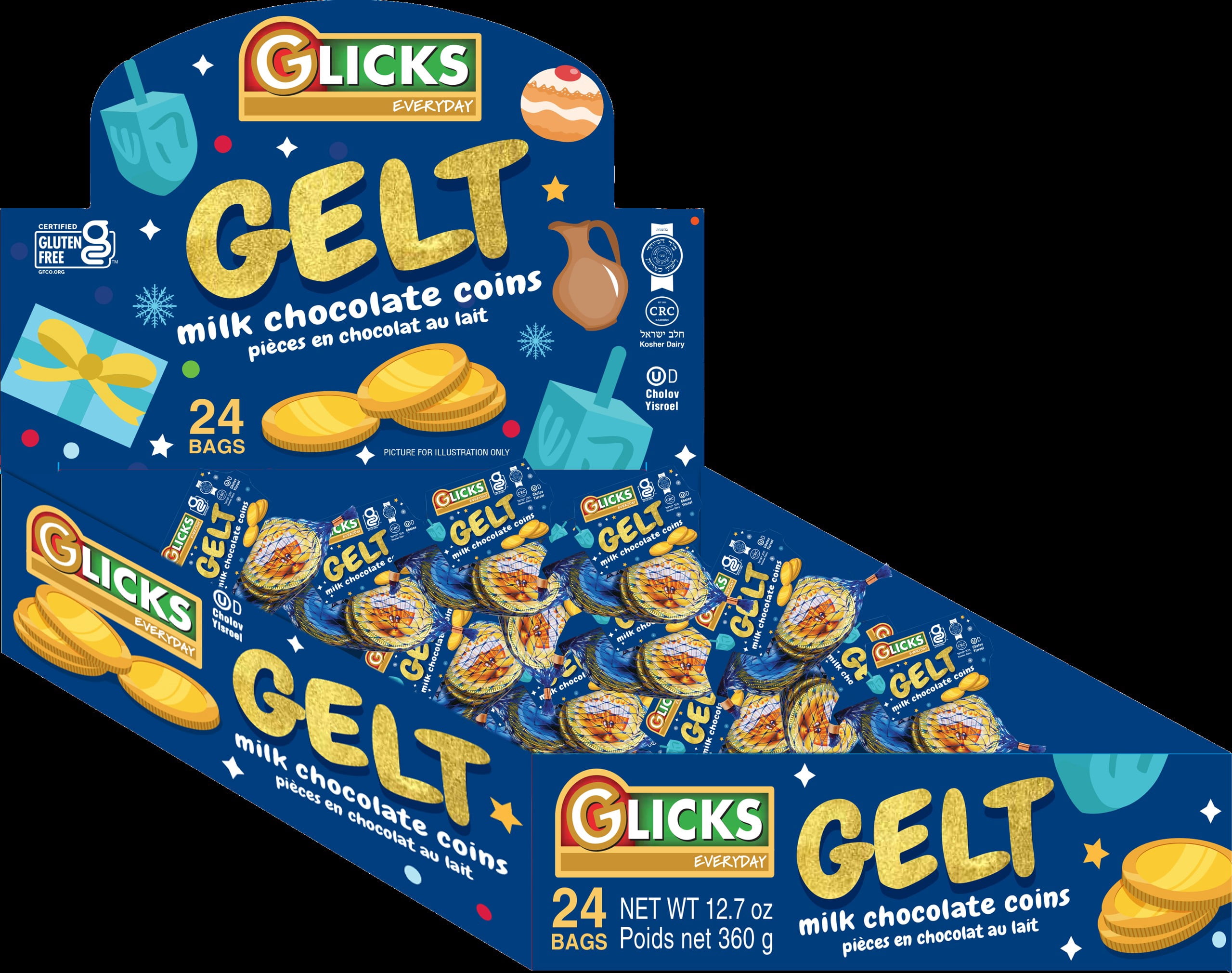 Glicks Coins Chocolate Milk