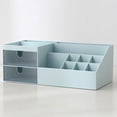 thumbnail image 1 of Fufafayo Makeup Storage Box, Cosmetic Organizer, Desktop Storage Rack, Drawer Type Plastic Organizer for Lipstick, Skincare, Vanity Table, Bedroom Countertop, 1 of 3