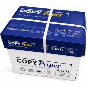 Copier le papier/le papier du bureau 8.5” x 11” (Taille de la lettre), 5000 Feuilles, 500 Feuilles/remises, 10 Raisins