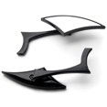 thumbnail image 1 of Krator Custom Rear View Mirrors Black Pair w/Adapters Compatible with Kawasaki VN Vulcan Classic Drifter 800, 1 of 3