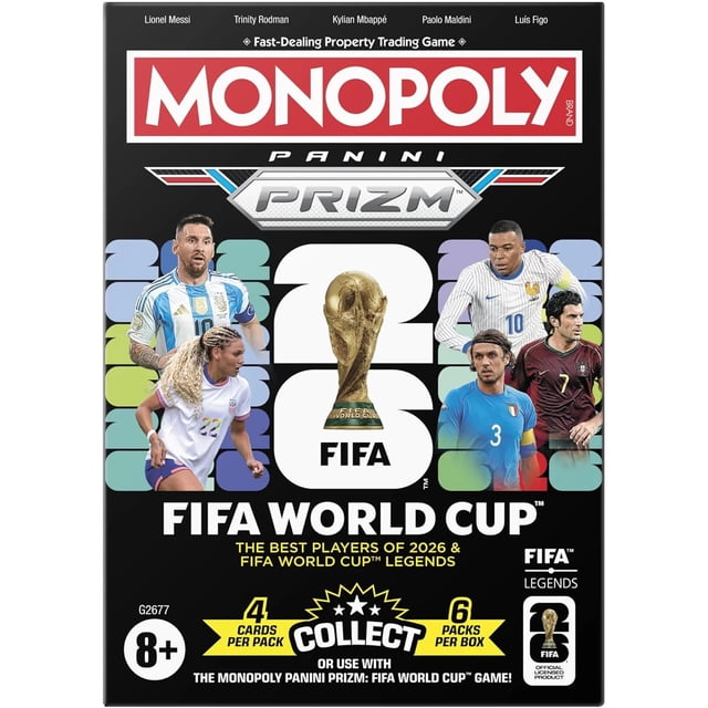 Monopoly Panini Prizm: FIFA World Cup Trading Cards Booster Box