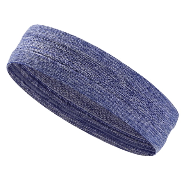 kurtrusly Comfortable To Wear Headband Absorbent Sweatband For Sports And Workouts Wide Application Purple