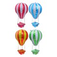 thumbnail image 1 of MasteelfCA 4 Pcs Hot Air Balloon Shape Aluminum Film Balloons Party Balloons Photo Props, 1 of 8