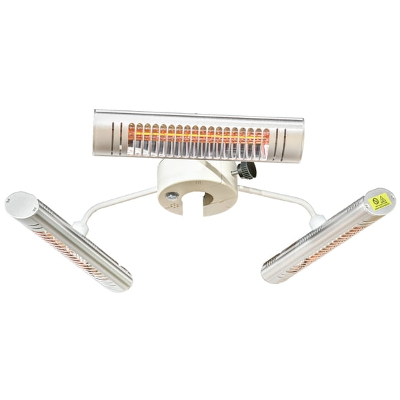 Outsunny Electric Patio Heater with 3 Heating Panels and Ultra-low Glare