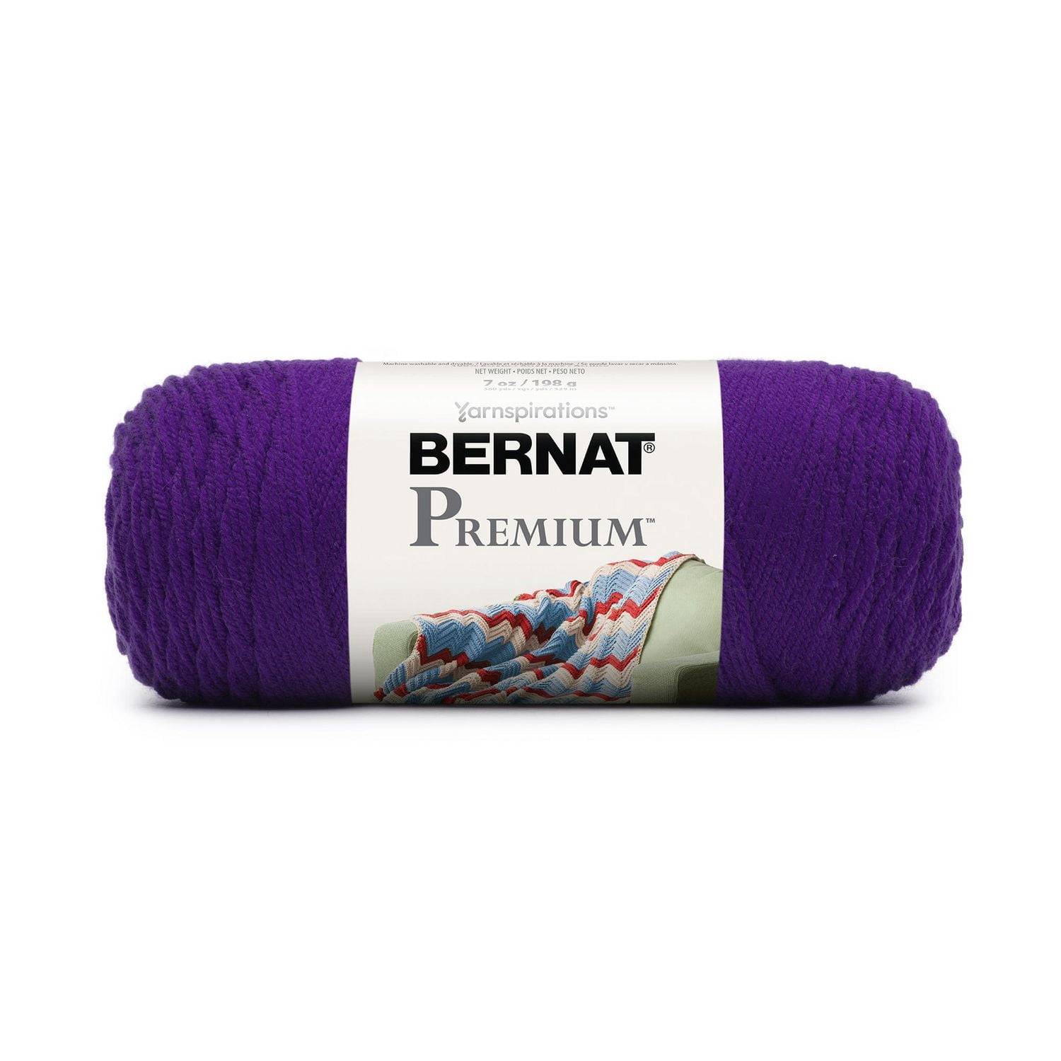 Bernat® Premium™ Yarn, Acrylic #4 Medium, 7oz/198g, 360 Yards