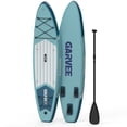 thumbnail image 3 of Garvee Inflatable Stand-up Paddle Board, 10.6' x 32'' x 6'', Manual Pump, Camera Mount, Green, 3 of 8