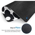 thumbnail image 4 of Square Mouse Pad with Cute Black Flower Aesthetic Retro Black Design for Desk Laptop Small Office Computer Mousepad for Wireless Mouse Home Office Decor Accessory 9.5x7.9 in, 4 of 6
