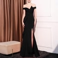 thumbnail image 1 of UPPADA Wedding Guest Dresses for Women One Shoulder Ruched Formal Evening Dress Wrap Ruffle Hem Dress Halter Bodycon Maxi Dress High Waist Party Prom Gown Cocktail Dress Clearance and Sale, 1 of 5