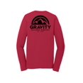 thumbnail image 2 of Gravity Outdoor Co. Performance Long Sleeve Shirt - Red - Black Logo - 2XL, 2 of 2
