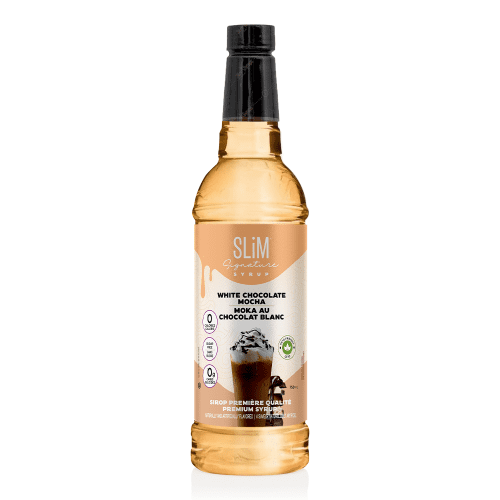 Slim Syrups Sans Sucre Moka au Chocolat Blanc