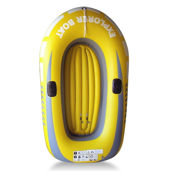 Bateau de Pêche Gonflable, Accueillant 1 Adulte et 1 Enfant, Bateau d'Été Amusant, Canot et kayak