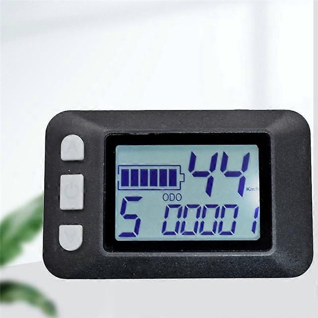 LCD Screen 24V 36V 48V 60V Electric Bike Meter(SM Plug 6PIN)
