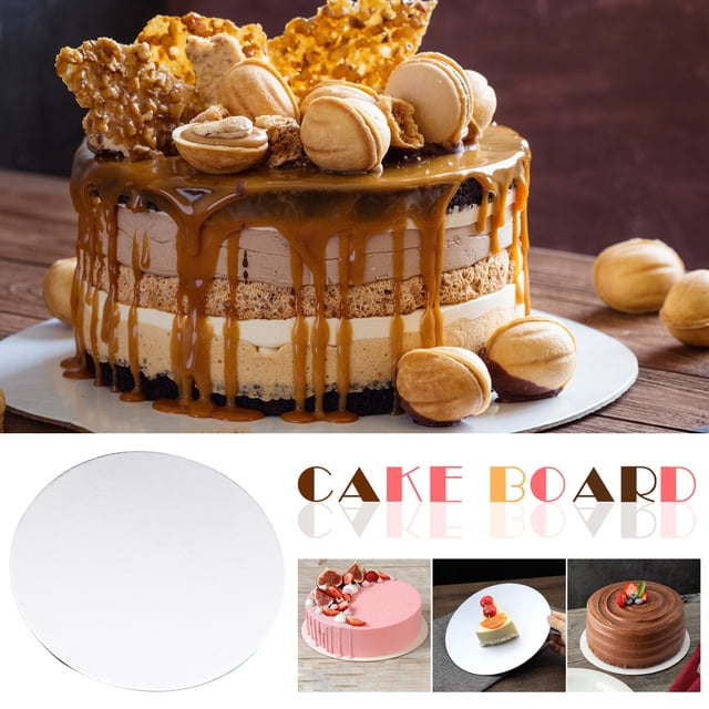 Iumwxz Kitchen Gadgets Thickened Round Birthday Cake Bottom Support Textureless Cake Box Bottom Support Pad Baking West Point Cardboard Support Kitchen Utensil Set Sliver Jam New Year Savings