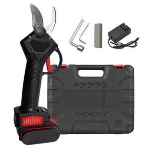 TFixol 48V Cordless Electric Pruning Shears Portable Garden Shears Tree Trimmer Branch Cutter with Lithium Battery Adapter for Gardening
