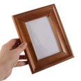 thumbnail image 4 of ELAYARD Solid Wood Picture : Rustic Photo Gallery For Home Office Wall Hanging Or Tabletop Light Brown 5 Inches, 4 of 8