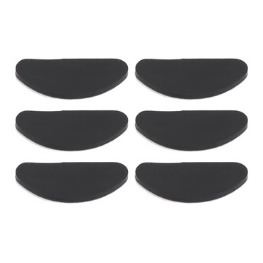 20 Paires de Plaquettes de Nez en Silicone Souple, Antidérapantes, Absorbant les Chocs, Taille Universelle pour un Ajustement Confortable