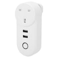 thumbnail image 3 of ANGGREK WiFi Smart Socket,WiFi Smart Plug,WiFi Smart Plug Power Socket Wireless Timer Remote Control LSPA2 UK Plug 100‑240VAC, 3 of 8