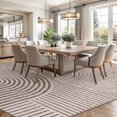 thumbnail image 3 of Boho Area Rug x Machine Washable Rugs for Living Room Non Slip Soft Carpet Geometric Jacquard Textu Carpet for Bedroom Dining Room Nursery Office Living Room Rug -, 3 of 7