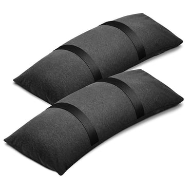 2 Pcs 49 Lb Base de Parasol de Patio Extérieur Support de Parasol Portable Sac de Poids Lourd Fixation Coupe-Vent Ensemble de Sacs de Sable