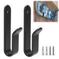 thumbnail image 4 of LJNYFDC Support Mural pour Planche à Roulettes Clips Muraux Horizontaux pour Planche à Neige Support de Charge Solide et Robuste pour Présentoir de Planche à Neige, 4 of 6
