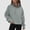Mint Green, variant on Huaizzzy Womens Sweatshirts Half Zip Cropped Pullover Quarter Zipper Hoodies Fall Outfits Clothes Thumb Hole Asymmetric Zip Jacket Women Fashion Top Light Hoodies Women Full Zip Workout Top Winged