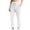 White, variant on Jalioing High Waist Yoga Pants for Women Solid Stretchy Ankle Length Workout Trousers Drawstring Waist Lounge Pants